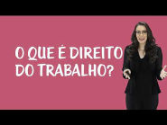 Introdução ao Direito do Trabalho O Que É Direito do Trabalho