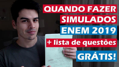 Como E Quando Fazer Simulados Para O Enem Lista De Quest Es Do