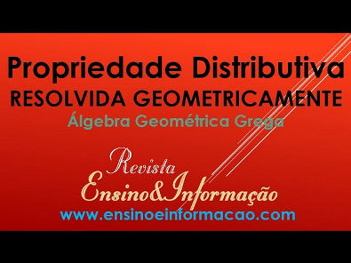 Propriedade Distributiva - Resolvida Geometricamente x (a + b + c) = xa + xb + xc