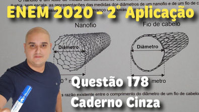 ENEM 2020 - 2° Aplicação - Questão 178 - O nanofio é um feixe de metais semicondutores usualmente