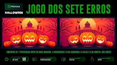 Jogo dos 7 Erros de Halloween - Click Jogos