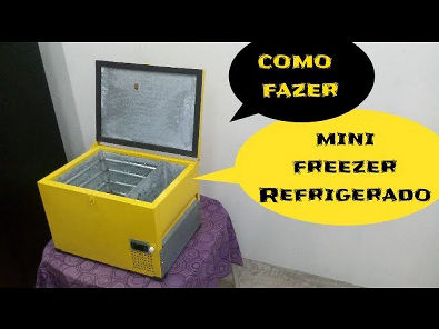 Como construir um mini freezer Refrigerado