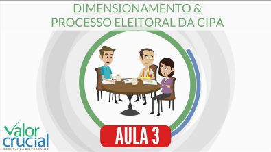 Dimensionamento da CIPA Eleições da CIPA Aula 3 Curso Online