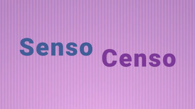 Senso ou censo qual e a diferenca?