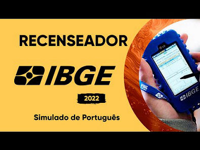 SIMULADO DE PORTUGUÊS - IBGE (RECENSEADOR) 2022
