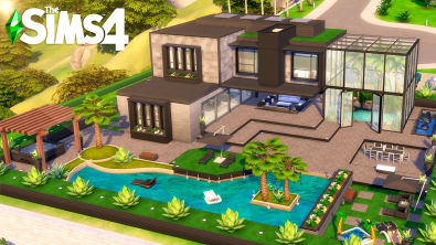 COMO EU CONSTRUO UMA CASA MODERNA?│The Sims 4 (Tutorial) 