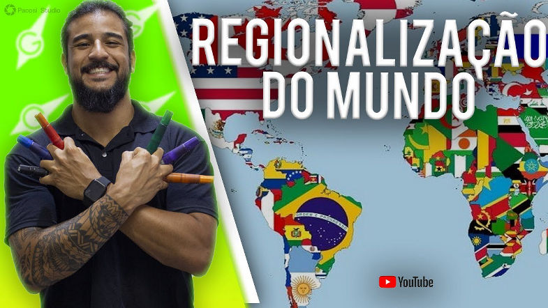 Regionalização do Mundo - Geobrasil Prof Rodrigo Rodrigues