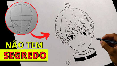 Aprenda os Segredos para Desenhar Cabelo de Anime!