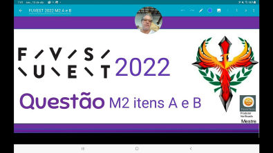 FUVEST 2022 Questão M2 Itens A E B - Exatas