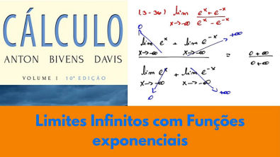 Exercício 1 3-36 - Limites no infinito de funções exponenciais [Cálculo Vol 1 Howard Anton ]