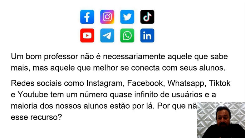 Ensino com redes sociais - Roberto Aires