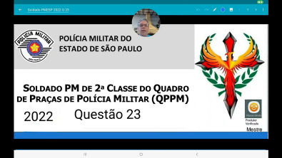 Soldado PM de São Paulo 2022 questão 23, Prova elaborada pelados FGV