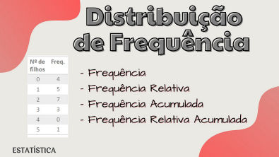 Distribuição de Frequência Frequência, Frequência Relativa e Frequência Acumulada