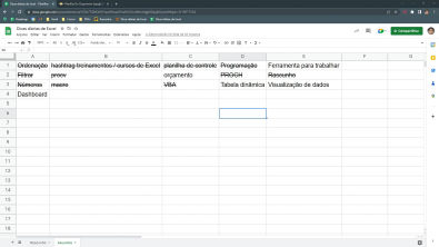 Dica de Excel 12 - Como mesclar células e usar bordas para criar uma planilha de orçamento