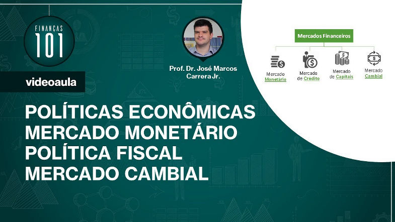 Políticas Econômicas - Mercado Monetário, Mercado Cambial e Política Fiscal