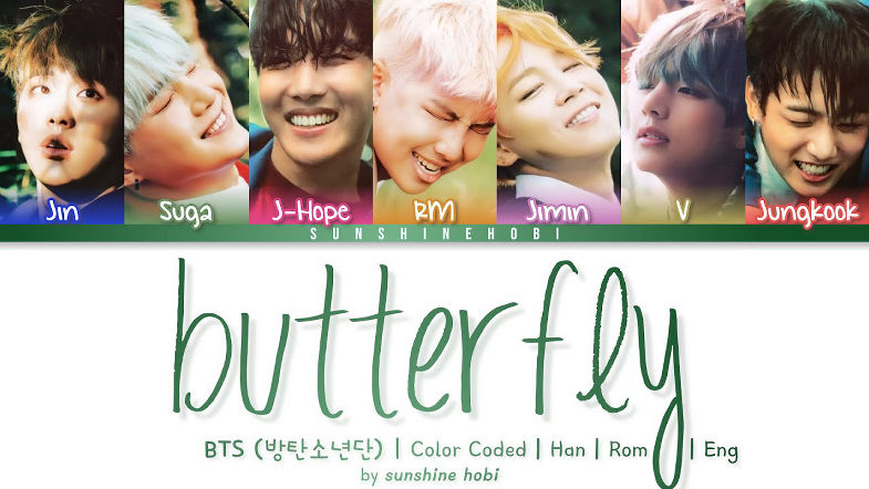BTS () - Butterfly (Color Coded LyricsHanRomEng)