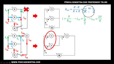 Exercícios de resistores em série paralelo e misto f( Prof Telmo )d