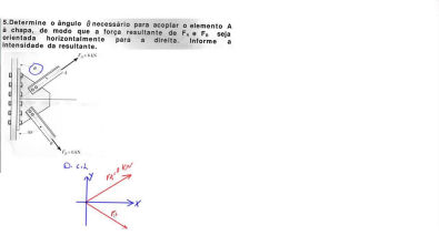 EX 14 - força resultante - estática - diagrama de corpo livre Prof particular Whats 034991590342