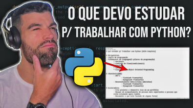 O que Estudar p Trabalhar com Python [GUIA Completo]