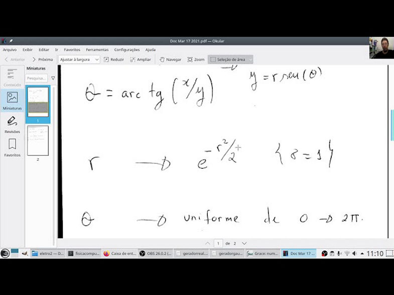 Física Computacional 1 (V12) - Número aleatórios com distribuição Gaussiana