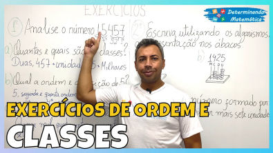 EXERCÍCIOS DE ORDENS E CLASSES | LEITURA E ESCRITA | Prof Paulo Santiago