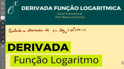 Aprenda como calcular a derivada da função logaritmo passo a passo| Cálculo A - Cap 4 16 Ex 16