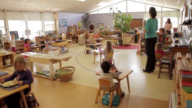 Un día en un aula Montessori