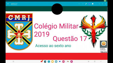 Colégio Militar 2019 questão 17, O Colégio Militar possui diversos pavilhões, onde estão situadas
