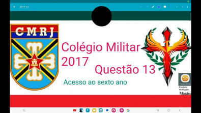 Colégio Militar 2017 questão 13, calcule (1140)(1141)(1142) (1168)(1169)