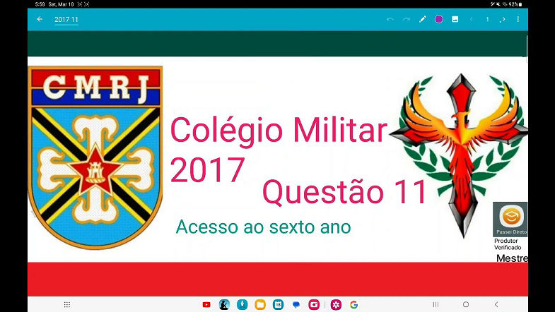 Colégio Militar 2017 questão 11, Ana Luiza e Júlia estão jogando o jogo do troca As regras desse