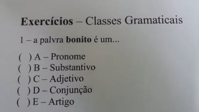 aula de gramatica