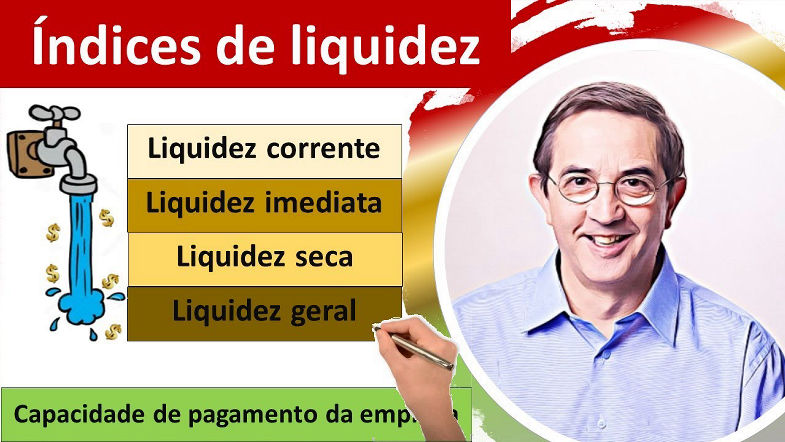 49 - Índices de liquidez Liquidez corrente Liquidez seca Liquidez imediata Liquidez geral