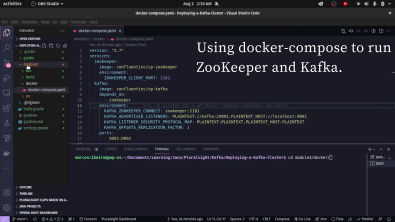 Docker-compose, ZooKeeper and Kafka topic - Computação em Nuvem