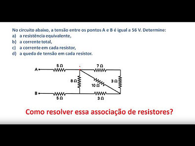 Encontre a corrente e a tensão em qualquer resistor