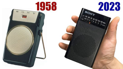 Like Boomers, transistor radios refuse to retire - The Sony ICF-P26 P27