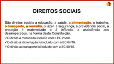 Dos Direitos Sociais (Art. 006 a 011) 01