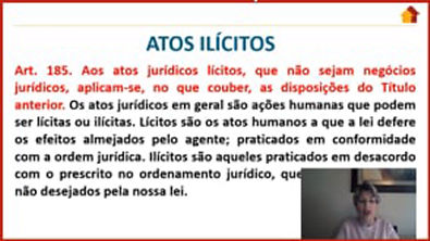 Atos Ilícitos (Art. 186 A 188)