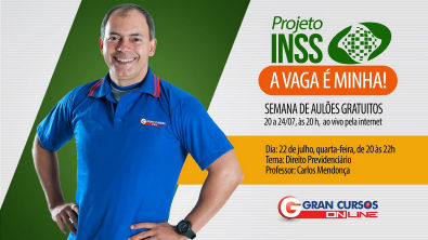 Projeto INSS - Direito Previdenciário - Prof. Carlos Mendonça - Ao Vivo