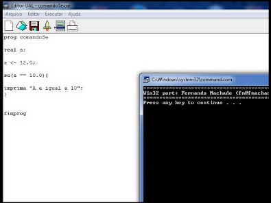 Aula 4.1 Algoritimos - Editor UAL