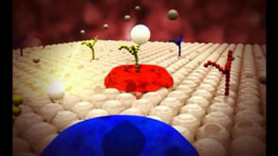 Animação funcionamento da celula (biologia celular)