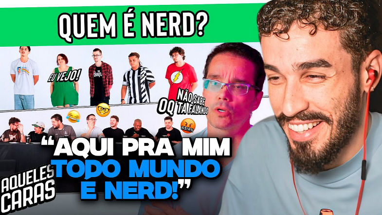 É MUITO DIFÍCIL ADIVINHAR! QUEM É NERD? | REACT AQUELES CARAS