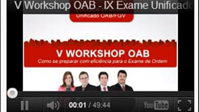 1 - V Workshop (como estudar para a OAB) – IX Exame Unificado - Prof. Darlan Barroso