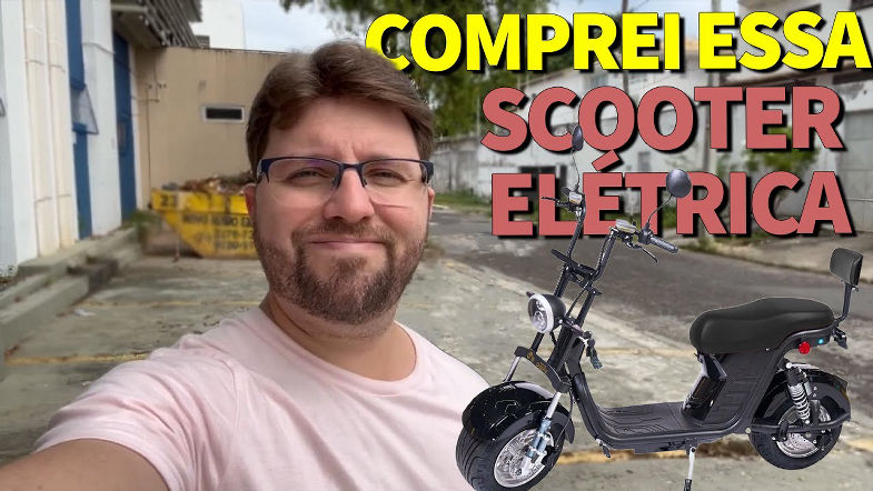 SCOOTER ELETRICA X12 EM DETALHES
