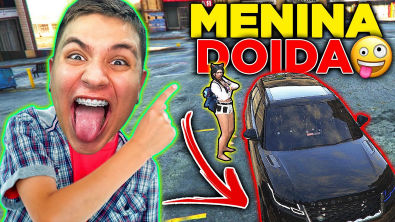 MENINA R0UB0U CARRO DA PM PRA ME SALVAR no GTA RP (Paulinho o LOKO)