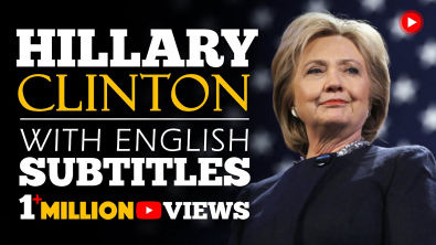 ENGLISH SPEECH | HILLARY CLINTON Be Resilient (English Subtitles)
