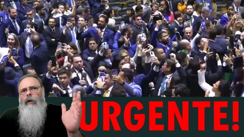 URGENTE VOTAÇÃO da URGÊNCIA da ANISTIA na CÂMARA passou 311 x 168! IMPORTANTE VITÓRIA!
