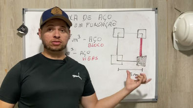 Qual a quantidade de Aço na Fundação ??