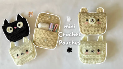 Mini Crochet Pouch Wallet | Quick Easy Crochet Tutorial