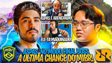 ASPAS FEZ O CHAMPIONS INTEIRO TREMER na ULTIMA CHANCE DO MIBR! MIBR x RRQ (MELHORES MOMENTOS)