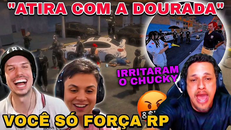 PAULINHO O LOKO E PODEROSO BAGUAL JUNTO COM O BOPE COBRARAM O CHUCKY POR TER ATIRADO NO PAULO